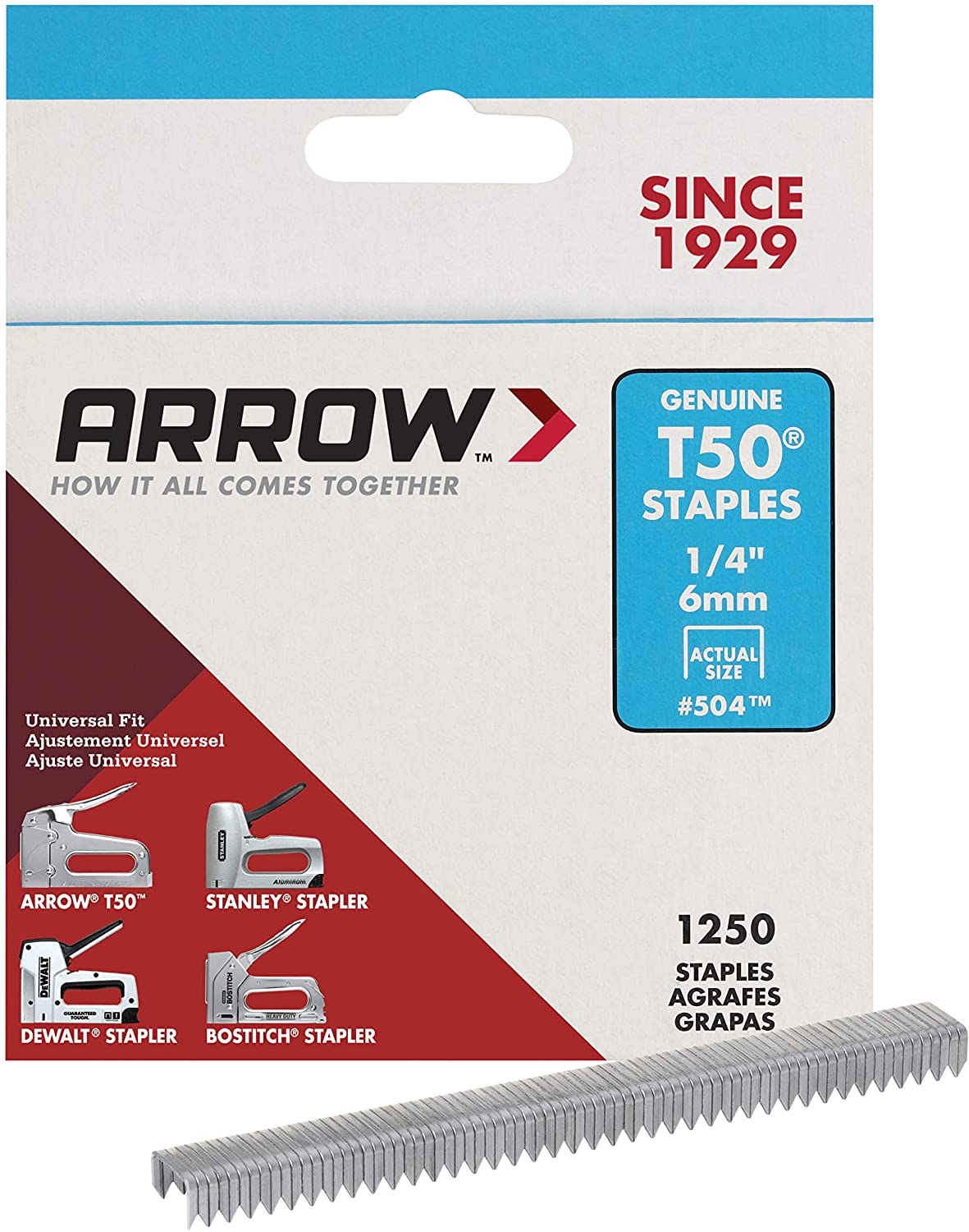 Arrow Fasteners T50-1/4