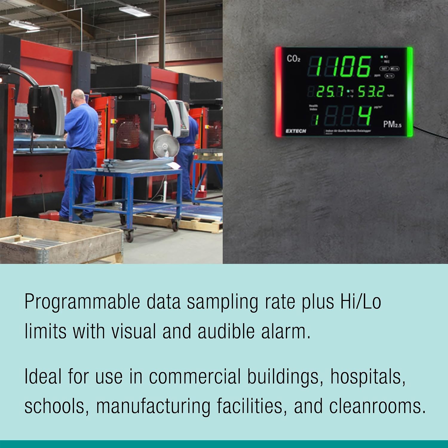 slide Extech&reg; IAQ320
