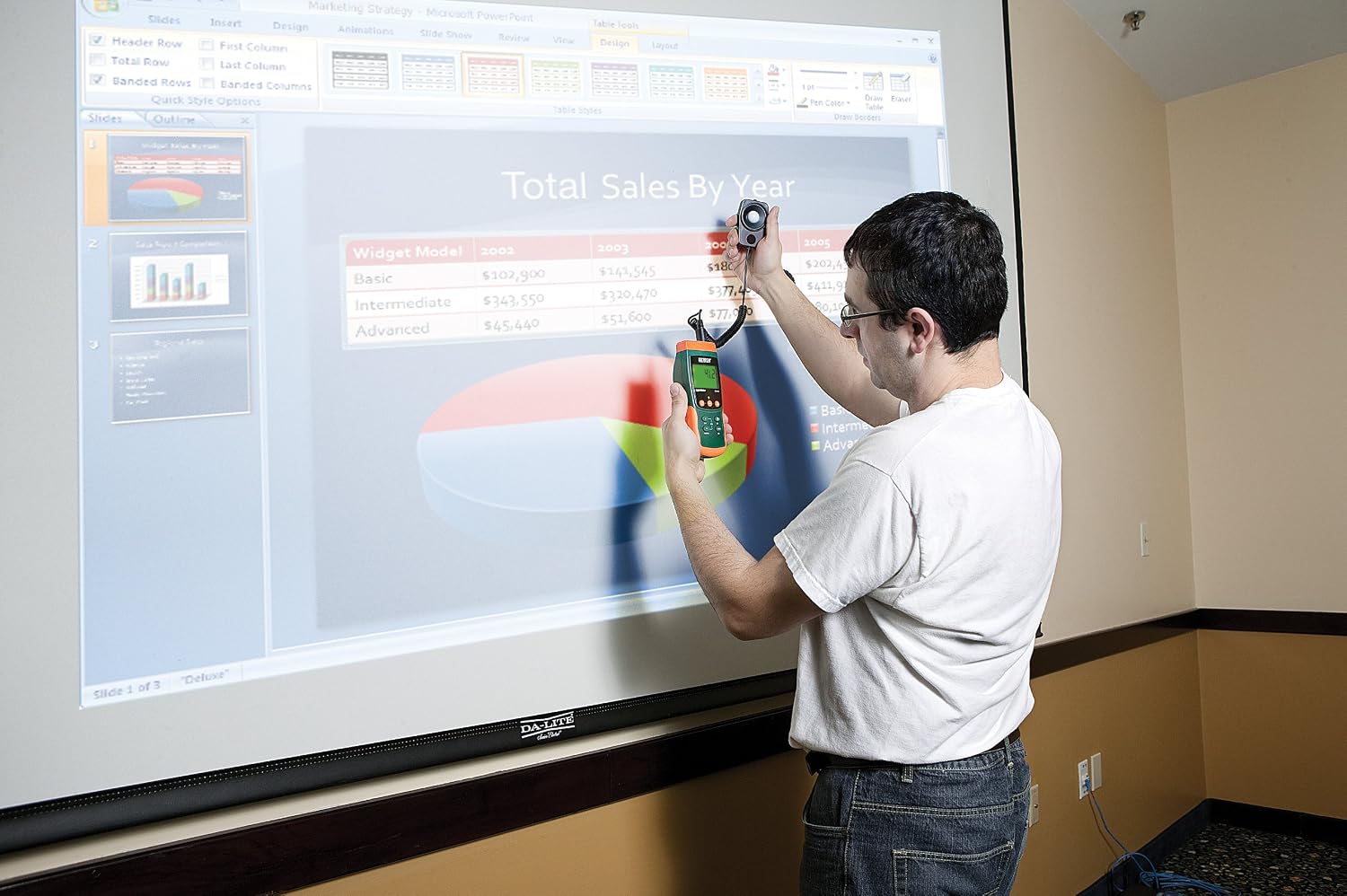 slide Extech&reg; SDL400-NIST