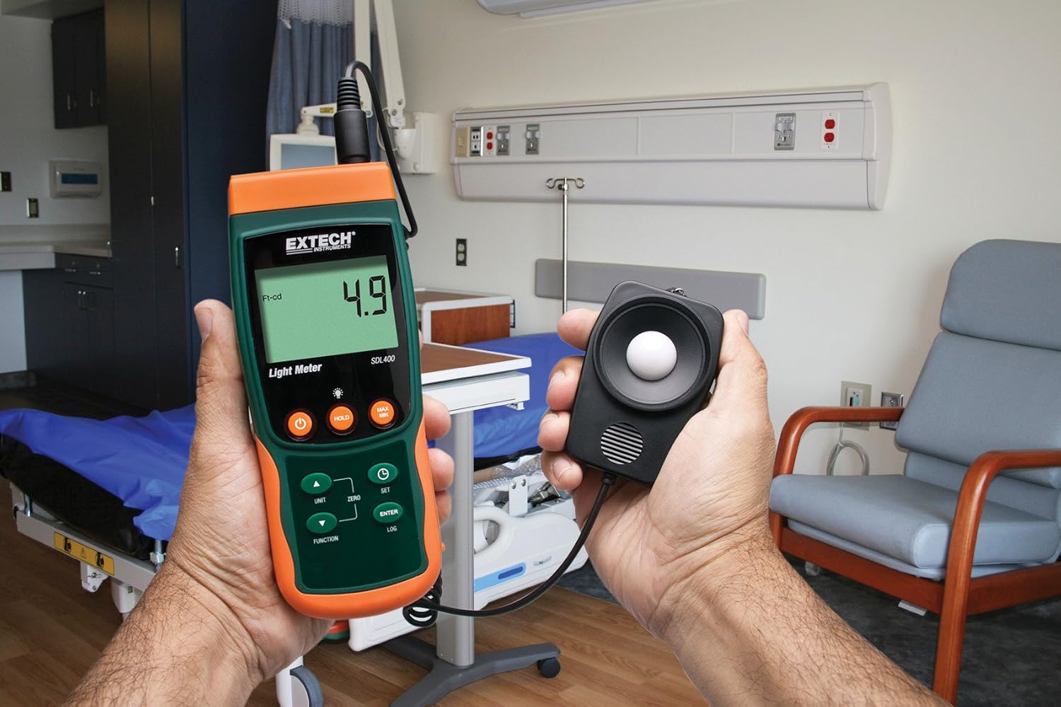 slide Extech&reg; SDL400-NIST