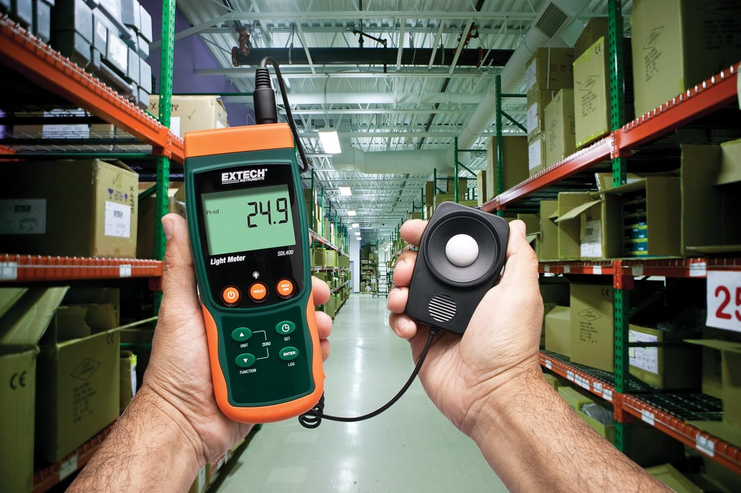 slide Extech&reg; SDL400-NIST