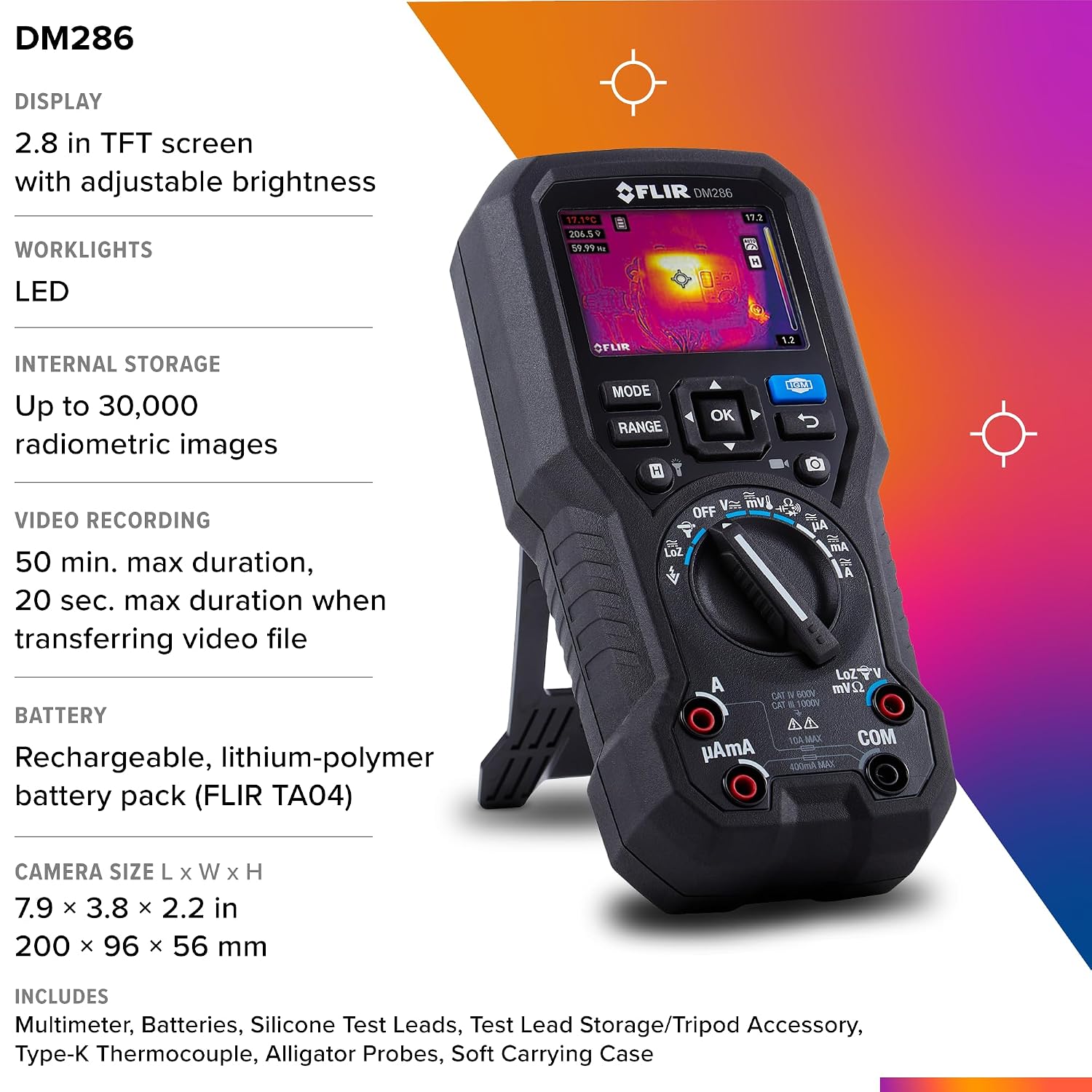 slide FLIR&reg; DM286