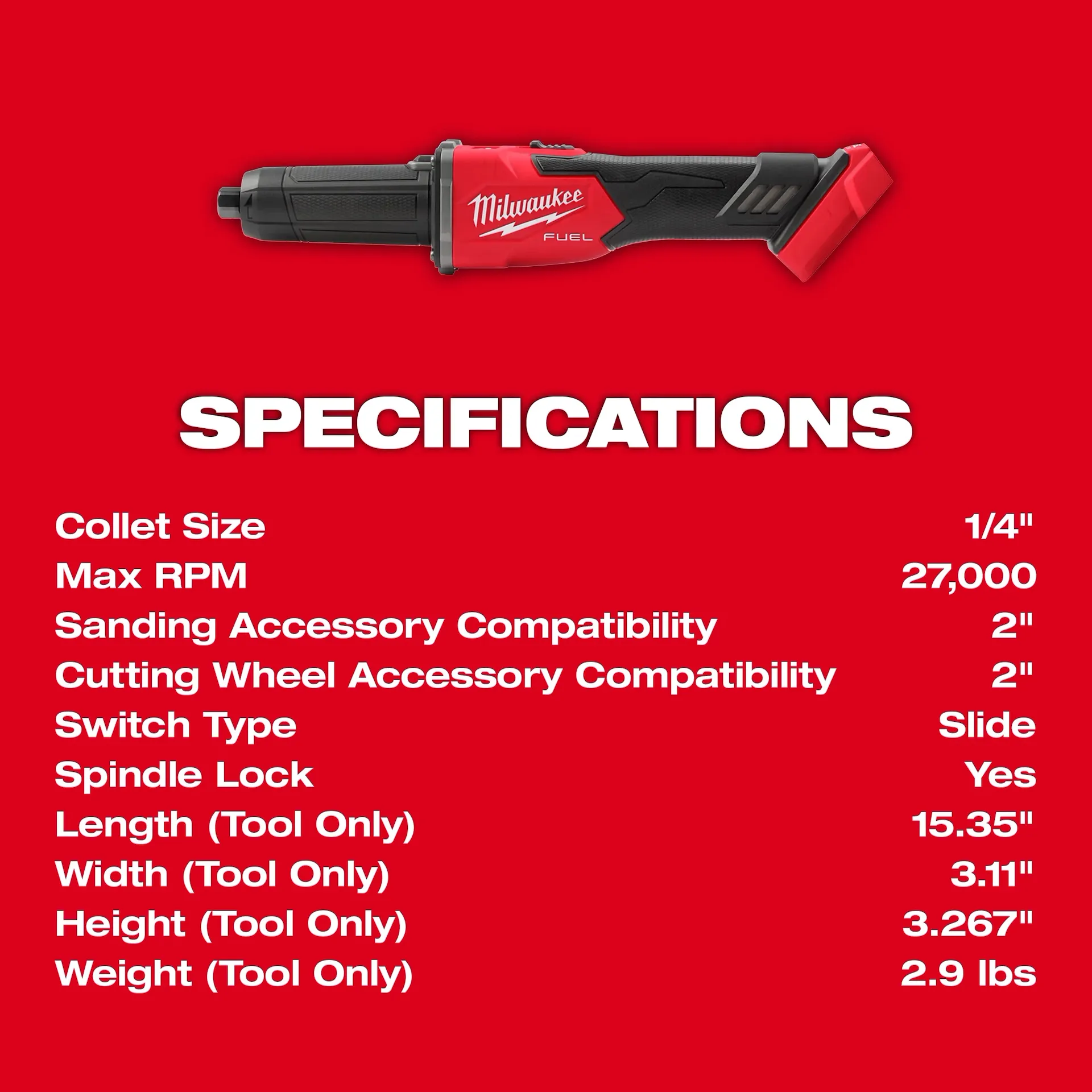 slide Milwaukee® 2939-20