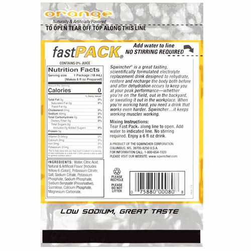 slide Sqwincher&reg; 015500-OR