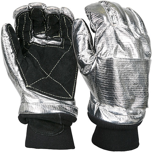 Heat Reflective Aluminized PBI Kevlar Gloves