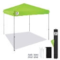 product SHAX® 6000 Commercial Heavy-Duty Pop-Up Tent, 10 ft L x 10 ft W x 14 ft H, 300D Polyester, Lime