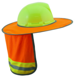 product Chill-Its® 12657 6717FR Evaporative Flame-Resistant Cooling Hard Hat Pad With Neck Shade
