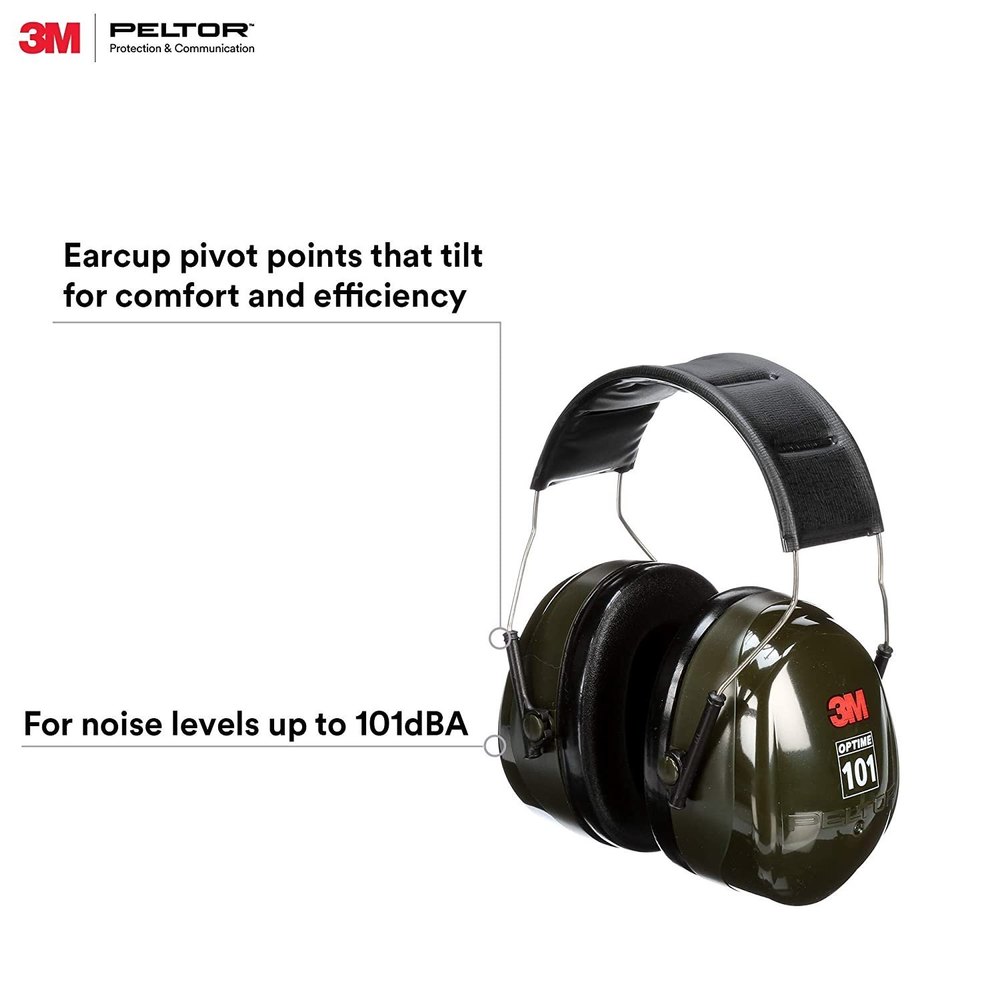 product 3M™ PELTOR™ ProTac III MT13H220A, Slim Headset, Black, Headband, 10 Each/Case
