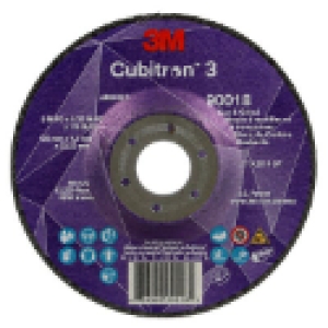 product Cubitron™ II 7100019074 Type 27 Cut and Grind Wheel, 7 in Dia Wheel x 1/8 in THK Wheel, 36 Grit, Precision Shaped Ceramic Abrasive
