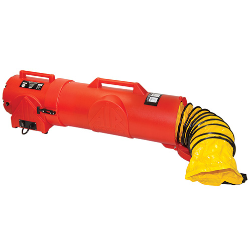 product Allegro® 9539-12 Industrial Stackable Axial Blower, 115/230 VAC, 12 in Dia Duct, 2180 cfm Max Flow in Free Air