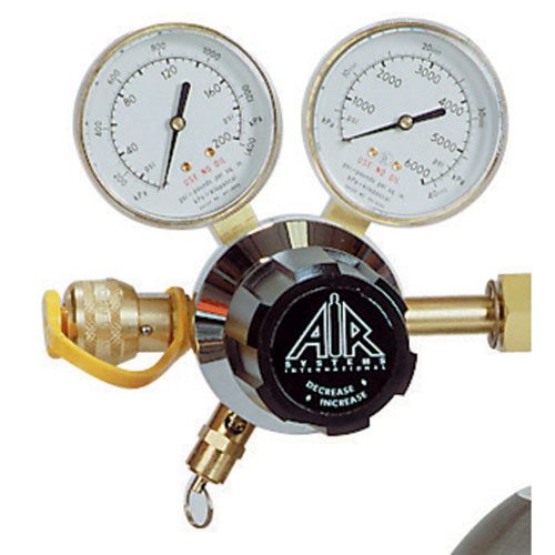 product Air Systems RG-6000FIL Dual Gauge High Pressure Fill Regulator, 1/4 in NPT Outlet Port, 6000 psi