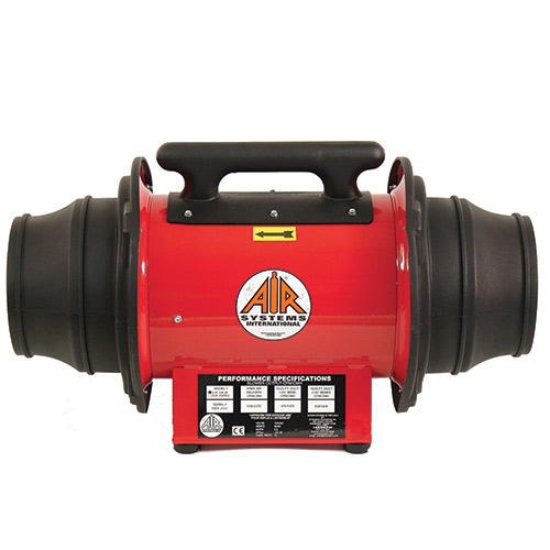 product Air Systems CVF8A25KIT Confined Space Fan Kit, Axial, 115 vac, 8 in Duct Dia, Rugged Polyethylene Duct, 974 cfm