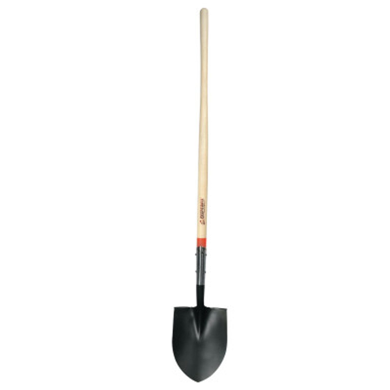 product True Temper® 2604300 Scoop, 28 in L Handle, 18 in L Blade x 15-1/2 in W Blade, Poly Blade, Hardwood/Plastic Handle