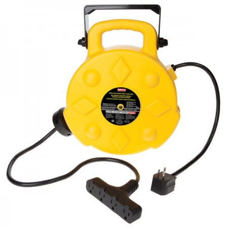 product Southwire 2688SW002 Triple Tap with CGM Lighted Extension Cord, 10 AWG, 50 ft, Yellow
