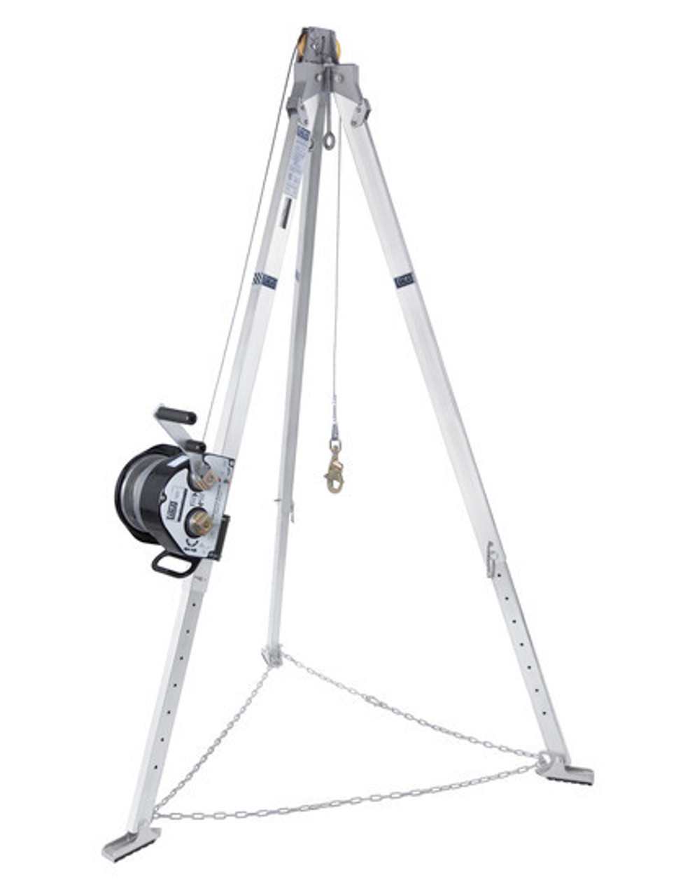 product MSA Workman® 10102002 Tripod, 1.659 m H, 620 lb Load, Aluminum Alloy
