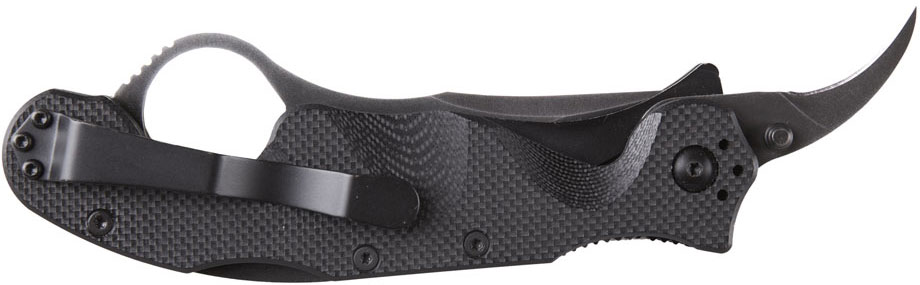 product 5.11 Tactical 51084BK 51084 Series CS3 Dagger Liner Lock Knife, AUS8 Steel Blade, Fiberglass Reinforced Nylon Handle, 3-3/4 in Blade LG, Plain Edge