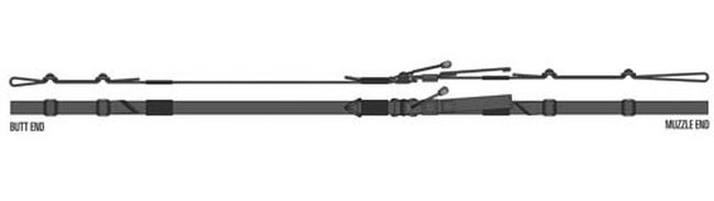 product 5.11 Tactical 54000BK 54000 Series VTAC Basic Single Point Sling with Bungee, 100 % Nylon, Black
