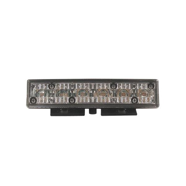 product Soundoff Signal EGHST1A-12 Ghost® Single Multi-Mount Spot Light, Black Housing/Amber, Die Cast Aluminum Housing, 10 - 16 Vdc Power Source, 4 in WD X 0.88 in HT X 1.75 in DP