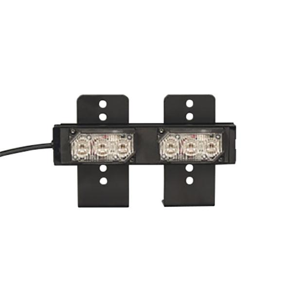 product Soundoff Signal EL3D04A00B Ultralite 4 Module Exterior LED Lightbar, Standard, Blue, Dash/Deck/Headliner Mounting, 10 - 16 Vdc Power Source, 7 in WD X 1.5 in HT X 3.6 in DP