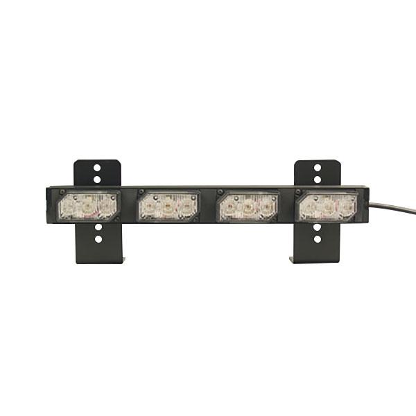 product Soundoff Signal EPL900054RRRR Pinnacle LED Lightbar with Rear Arrow, Red, Bracket and Hook Mounting, 10 - 16 Vdc, 0.28 W Power Source, 54 in WD X 2.9 in End X 2.2 in Interior HT X 10 in DP