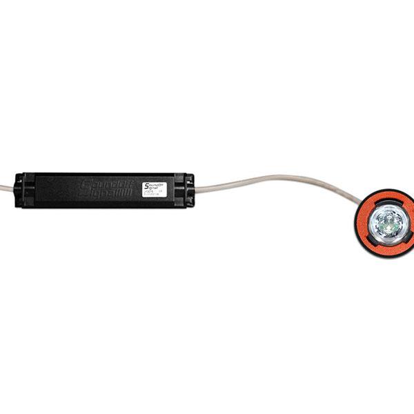 product Soundoff Signal ELUC3H010D Undercover Screw-In LED Insert Single Light Kit, Red-White, 9 - 32 Vdc, 5 Pieces, 1.5 in Length X 0.9 in Height, 10 ft Cable