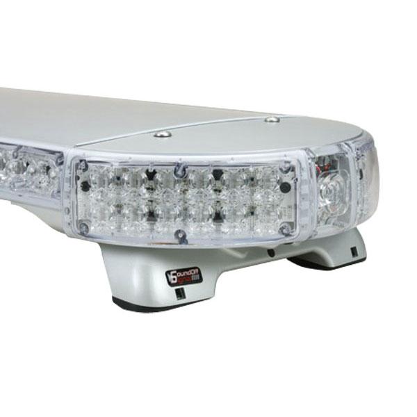 product Soundoff Signal EPL900054AAAA Pinnacle LED Lightbar with Rear Arrow, Amber, Bracket and Hook Mounting, 10 - 16 Vdc, 0.28 W Power Source, 54 in WD X 2.9 in End X 2.2 in Interior HT X 10 in DP