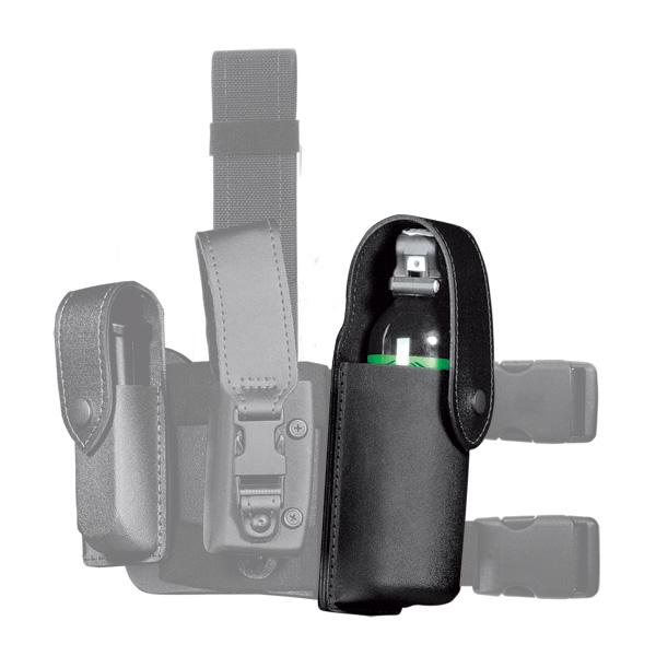 product SafariLand SF38-4-23PBL 38 Series Tactical Carry OC/Mace® Spray Holder, STX Tactical, Top Flap with Black Snap Closure, For Model 1.5 X 4-4.5