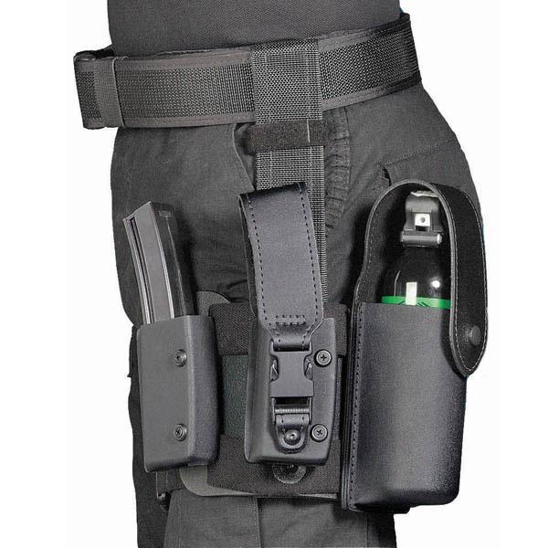 product SafariLand SF38-2-563PBL 38 Series Tactical Carry OC/Mace® Spray Holder, STX OD Green, Top Flap with Black Snap Closure, For Model 1.375 X 4