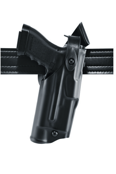 product SafariLand SF6390-219-131 6390 Series ALS® STX Mid-Ride Level I Retention™ Duty Holster, Right Hand, STX Tactical Black, For S&W M&P 9 mm/.40 cal 4.5 in BBL