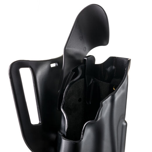 product SafariLand SF6360-148-411 6360 Series ALS®/SLS® Mid-Ride Level III Retention Duty Holster, Right Hand, STX Plain Black, For Springfield XD 9 mm/.40/.45 4 in BBL