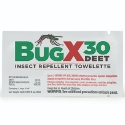 product CoreTex 12644 Bug X 30 Insect Repellent Towelette, 50/bx