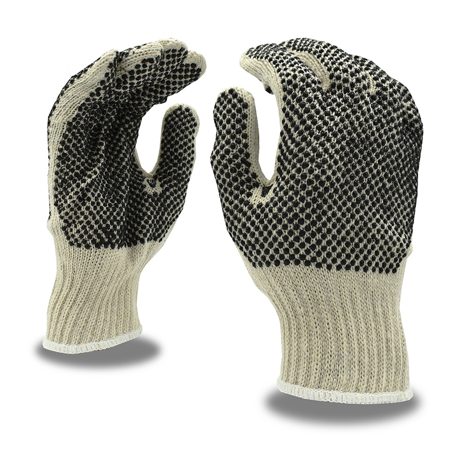 product Cordova 3801 L 3801 Natural Gloves, Large, Polyester/Cotton, White