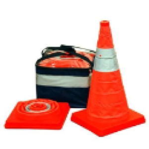 product Diamond M DM-TC20327 Traffic Safety Cone, Wide Body, 18 in H, Lime Green Cone, Black Base, 3 lbs Weight