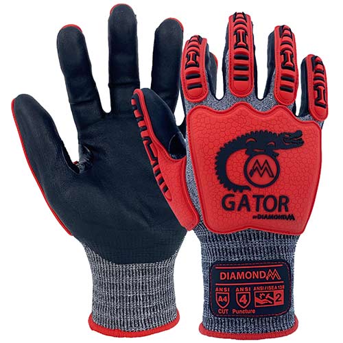 product G-Tek® KEV™ 09-K1450/L Cut Resistant Gloves, L, Nitrile Coating, Kevlar®/Lycra®, Elastic/Knit Wrist Cuff, Resists: Abrasion, Cut, Puncture and Tear