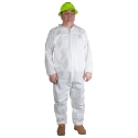product Diamond M DM-PC20200 Disposable Apron, Microporous, White, 40 X 28 in, Splash, Particulate Resist