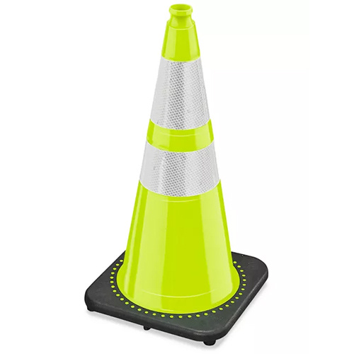 product Diamond M DM-TC20332 Traffic Safety Cone, Wide Body, 36 in H, Orange Cone, Black Base, 10 lbs Weight
