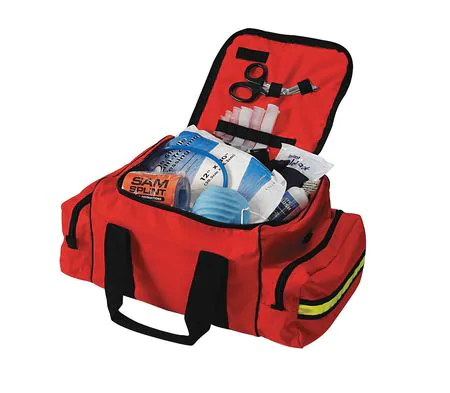 product EMI 486 Pro Response™ Backpack Complete Kit, 1000 Denier Nylon Case, Orange, 150 Components