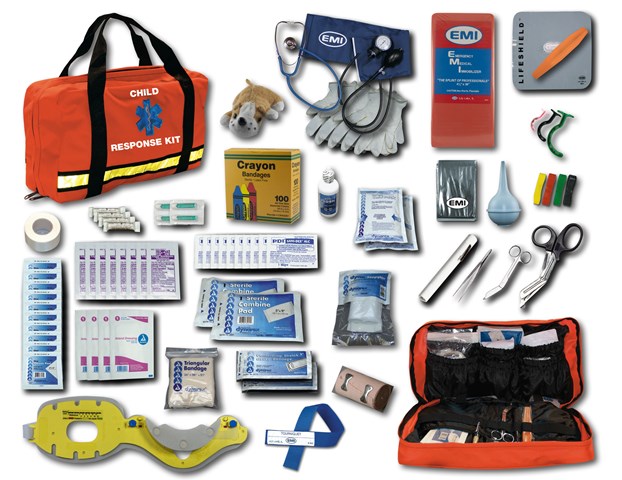 product EMI 620 Pro Response™ Bag with S.O.L. Reflective Emblem, Nylon Case, Orange