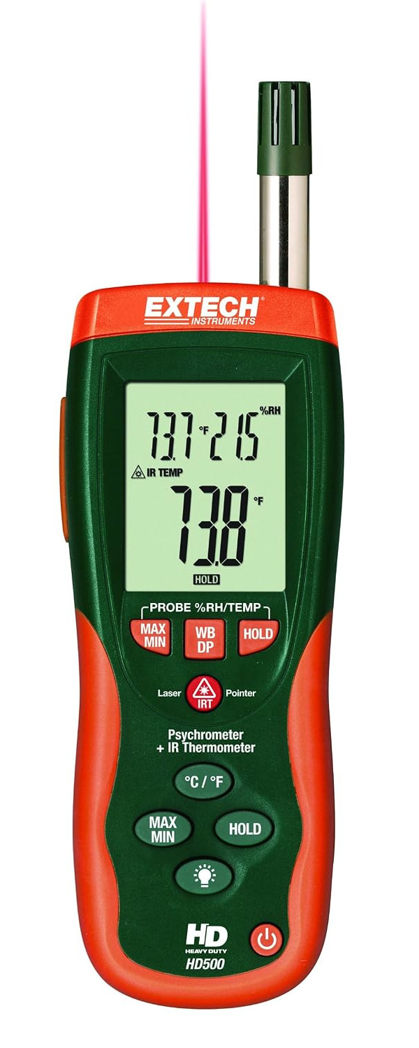 product FLIR Systems Extech® RH300 Hygro-Thermometer Psychrometer, 10 to 90% (Relative)