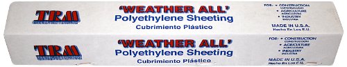 product Wise Supply WS-ABPS201006C 6 mil Poly Sheeting, 20 ft wd x 100 ft lg, Clear