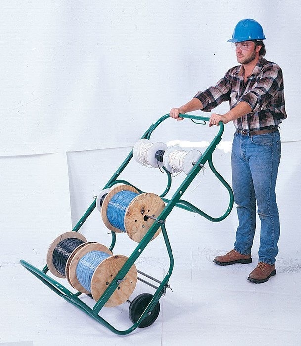 product Southwire® MJ707 Cable Spool Jack Reel Stand, 3000 lb, 9.5 in, 7 in