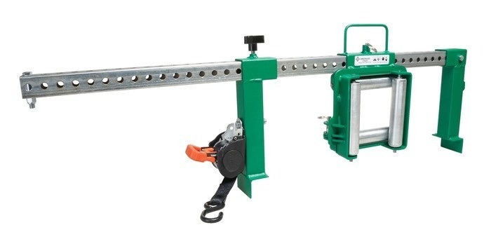 product Emerson Electric Greenlee® 6037 Cable Puller Floor Mount, For 640 Tugger, Easy Tugger and 6001 Super Tugger