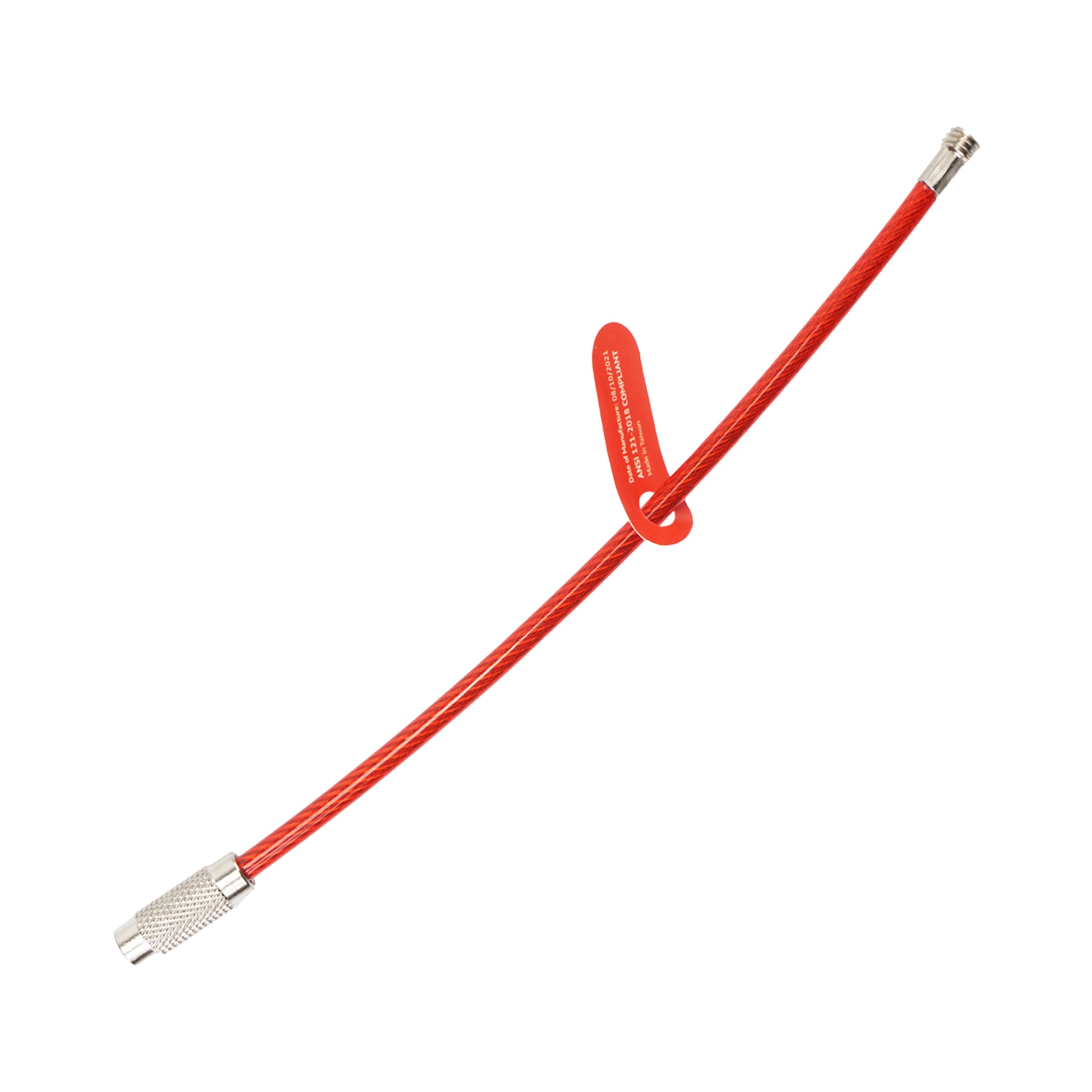 product GRIPPS USA H01030-10 Screw-Lock Cable, 2.2 lb Load Capacity, Aircraft-Grade Steel, PU Coated