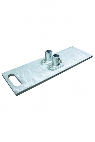 product Guardian Fall Protection 15227 Goose One Piece Spring Base Warning Line Stanchion, For Warning Line System