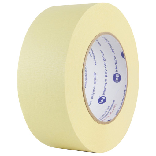 product Intertape® PG505.121 Utility Grade Masking Tape, 54.8 m x 24 mm x 5.8 mil, Beige, Rubber Adhesive
