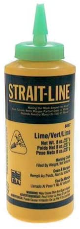 product Irwin&reg; Strait-Line&reg; 64905ZR High Visibility Marking Chalk, Fluorescent Orange, 8 oz Capacity, Squeeze Bottle Package
