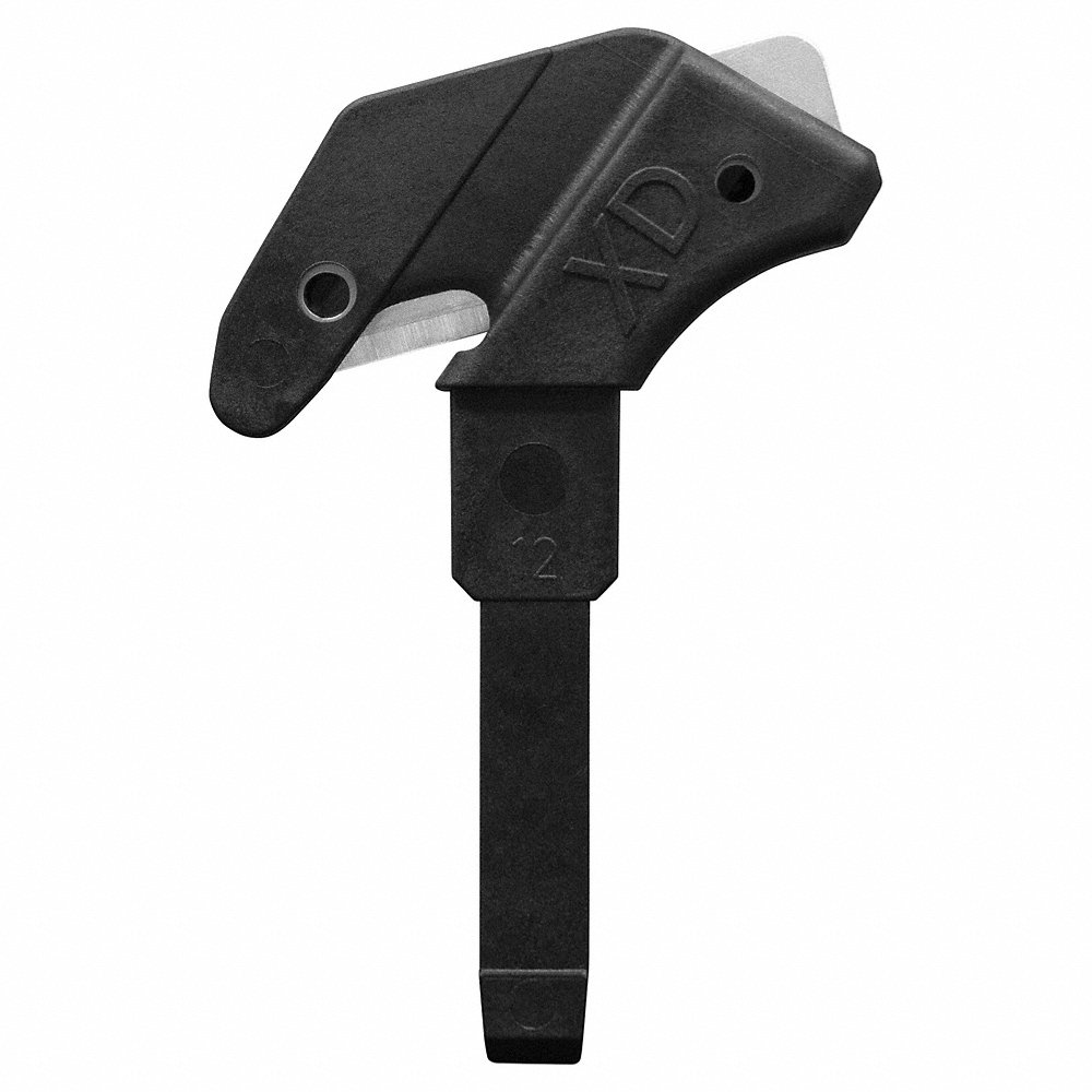 product Hyde&reg; 63170 Mill Blade Handle, For Use With 3/8 in Blade, Hardwood/Solid Aluminum Casting, Beige