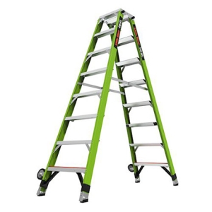 product Little Giant 17224 HyperLite Sumo 24 ft Extension Ladder, IAA ANSI, 375 lbs, Fiberglass, Use Replacement Label Parts 31892 & 31899