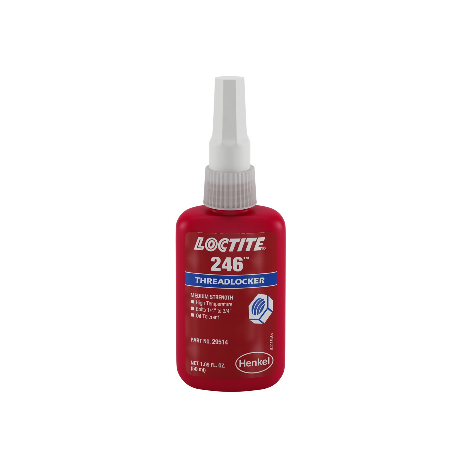 product Loctite® 826034 248™ 1-Part Medium Strength Threadlocker, 9 g Stick, Semi-Solid Form, Blue