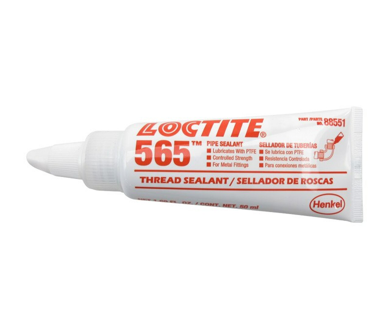 product LA-CO® 011176 PIPETITE-STIK® King Size Non-Toxic Thread Sealant, 4 oz Paperboard Holder, White
